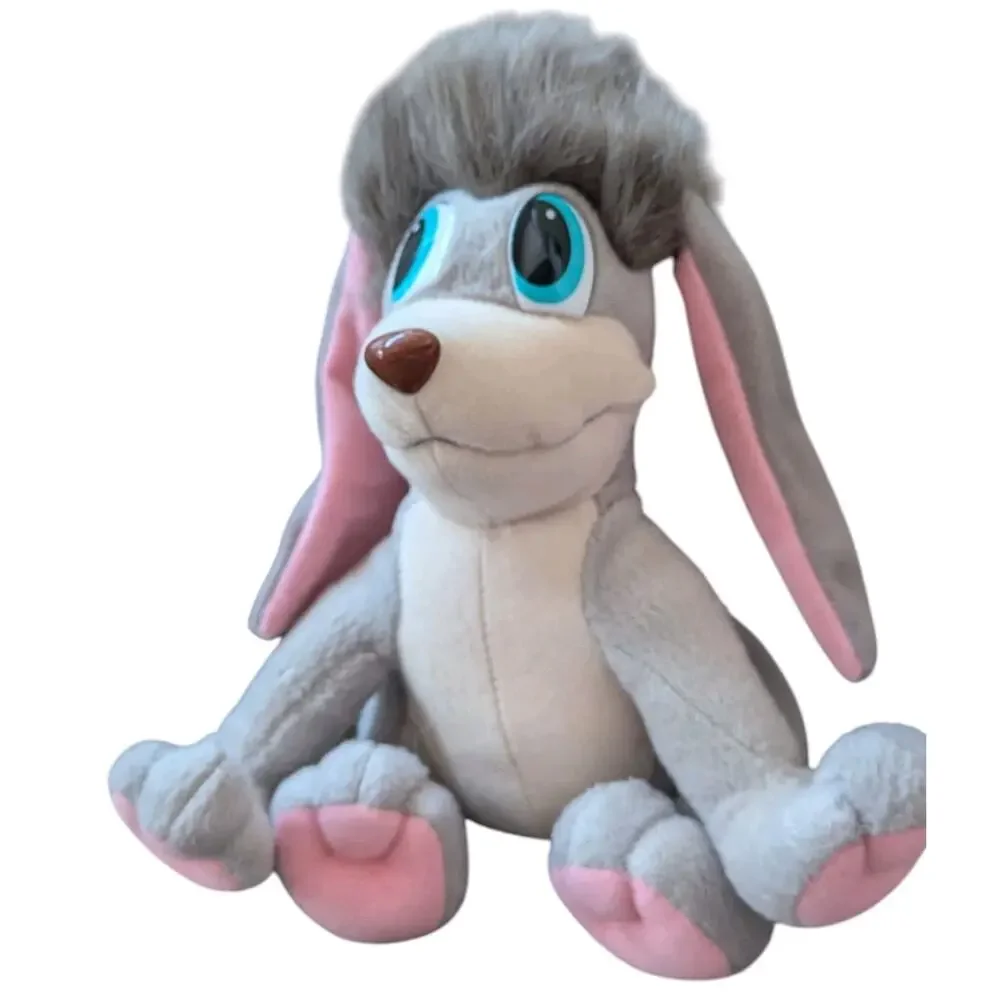 Vintage 1997 Anastasia Pooka Plush Dog Flapping Ears Works Disney Fox 9” 90s Toy